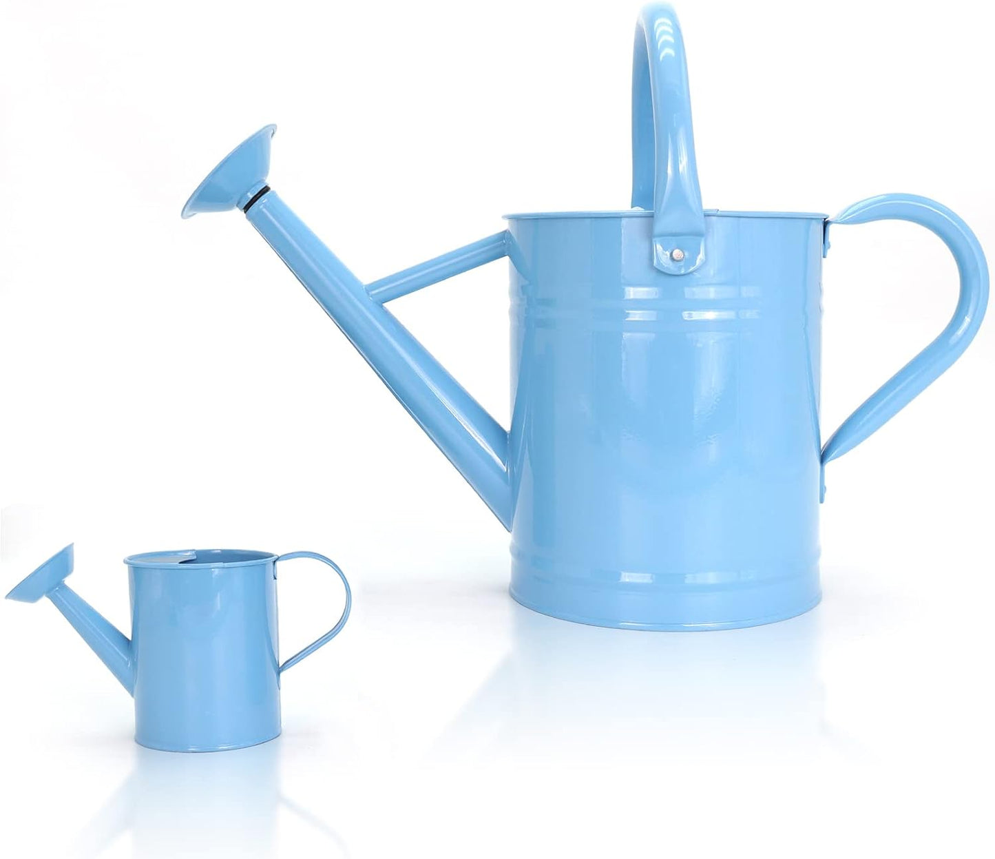 Metal Watering Can for Outdoor Plants, 1 Gallon Galvanized Steel Watering Can with Removable spout for Outdoor & Indoor Use, Perfect for Garden Flower, Houseplants, Copper