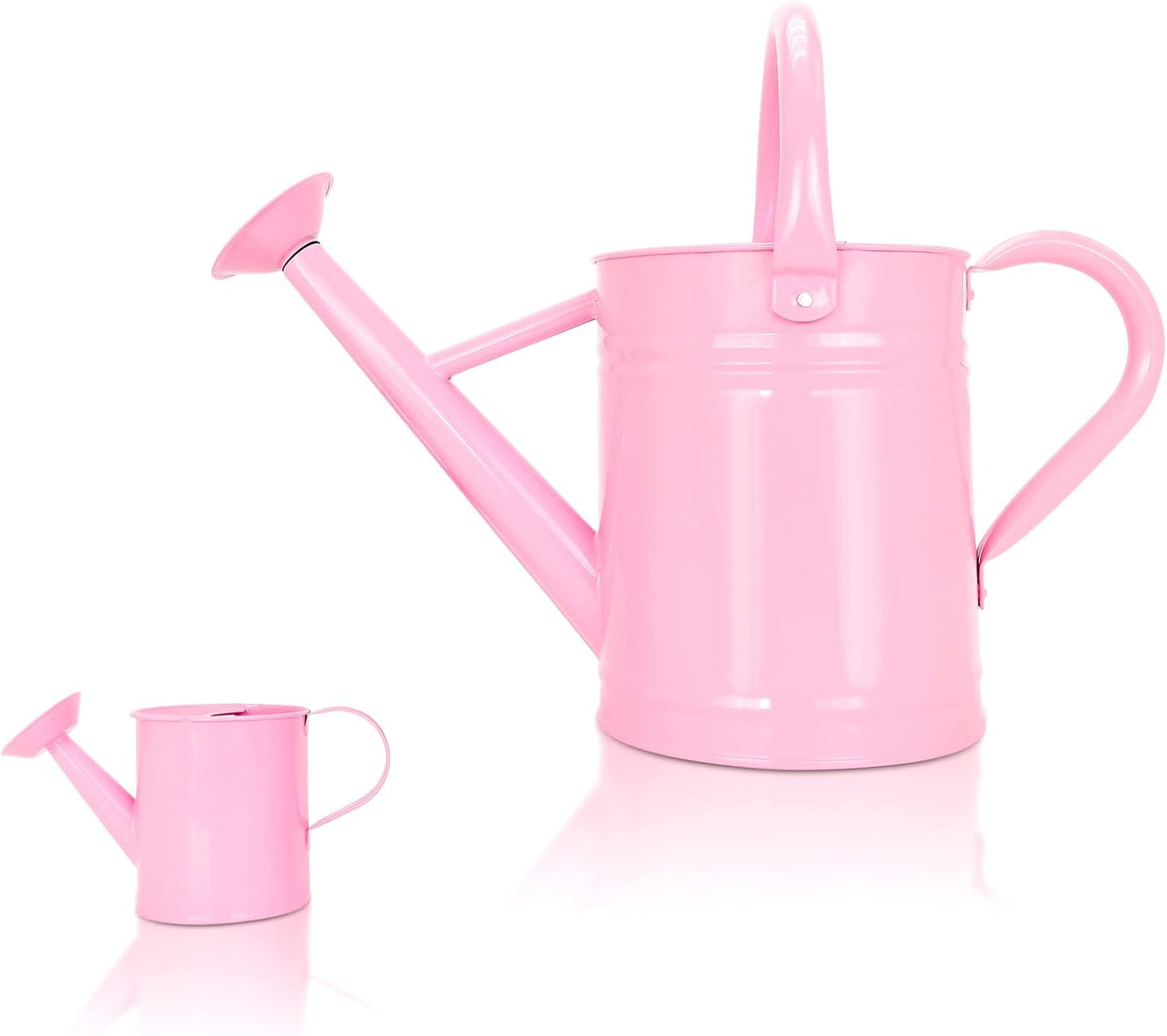 Metal Watering Can for Outdoor Plants, 1 Gallon Galvanized Steel Watering Can with Removable spout for Outdoor & Indoor Use, Perfect for Garden Flower, Houseplants, Copper