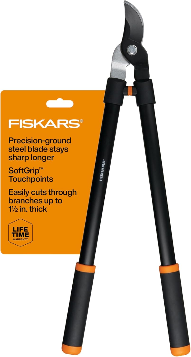28” Garden Bypass Loppers, Tree Trimmer with 1.5" Cut Capacity