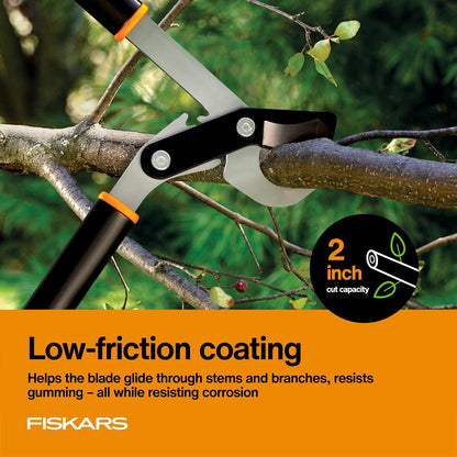 28” Garden Bypass Loppers, Tree Trimmer with 1.5" Cut Capacity