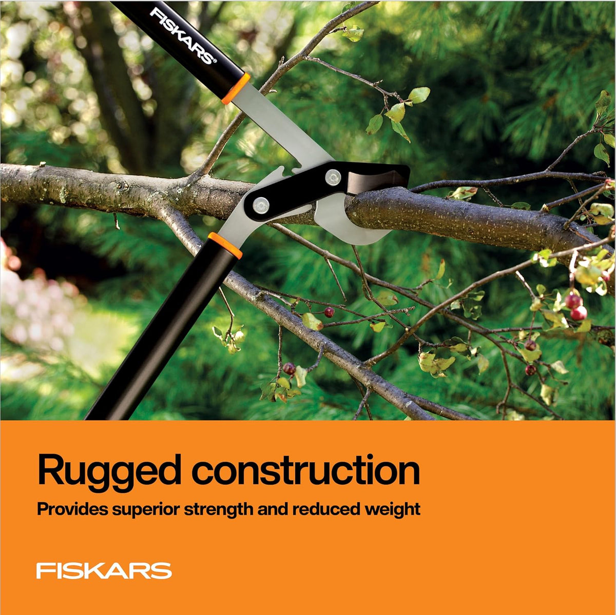 28” Garden Bypass Loppers, Tree Trimmer with 1.5" Cut Capacity