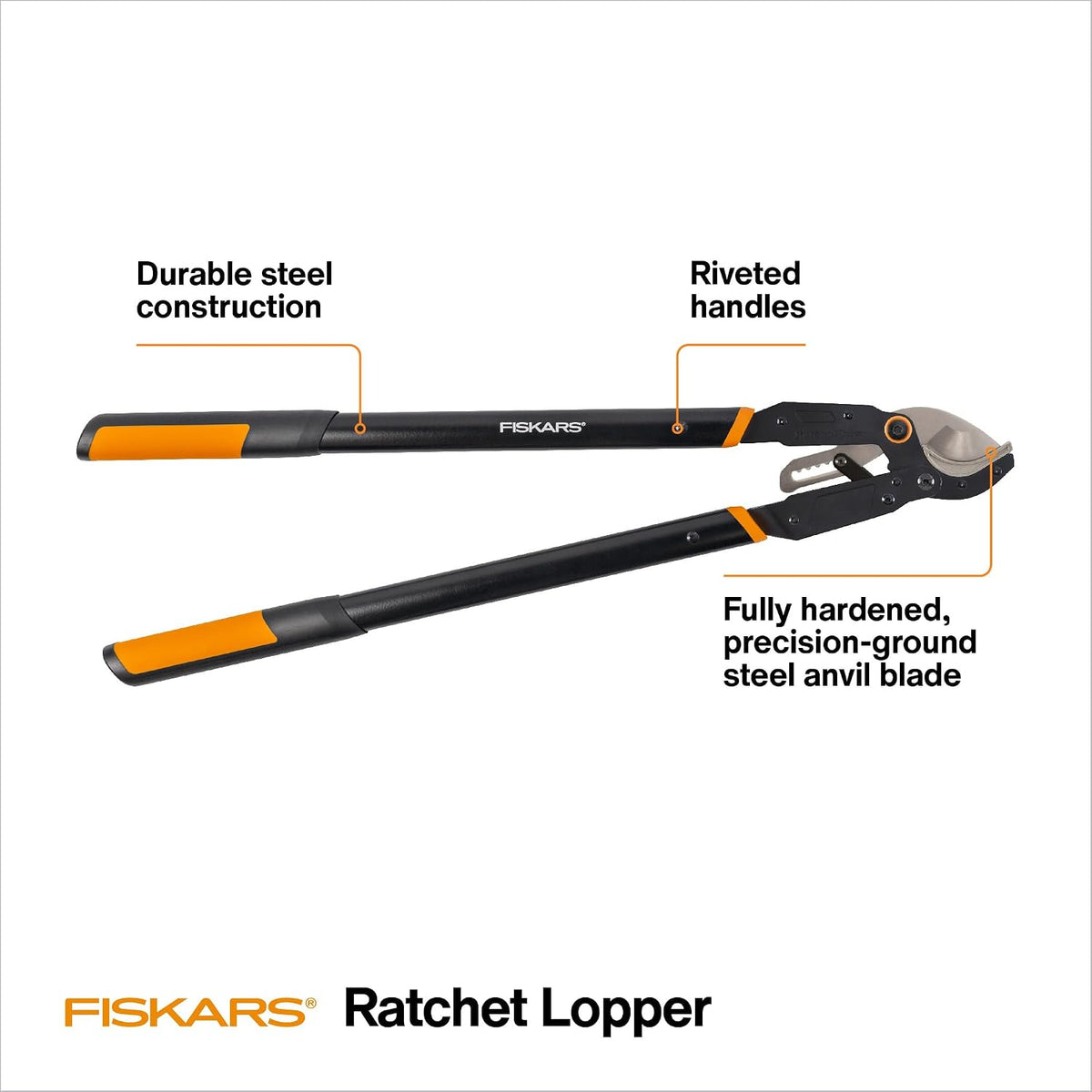 28” Garden Bypass Loppers, Tree Trimmer with 1.5" Cut Capacity