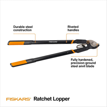 28” Garden Bypass Loppers, Tree Trimmer with 1.5" Cut Capacity