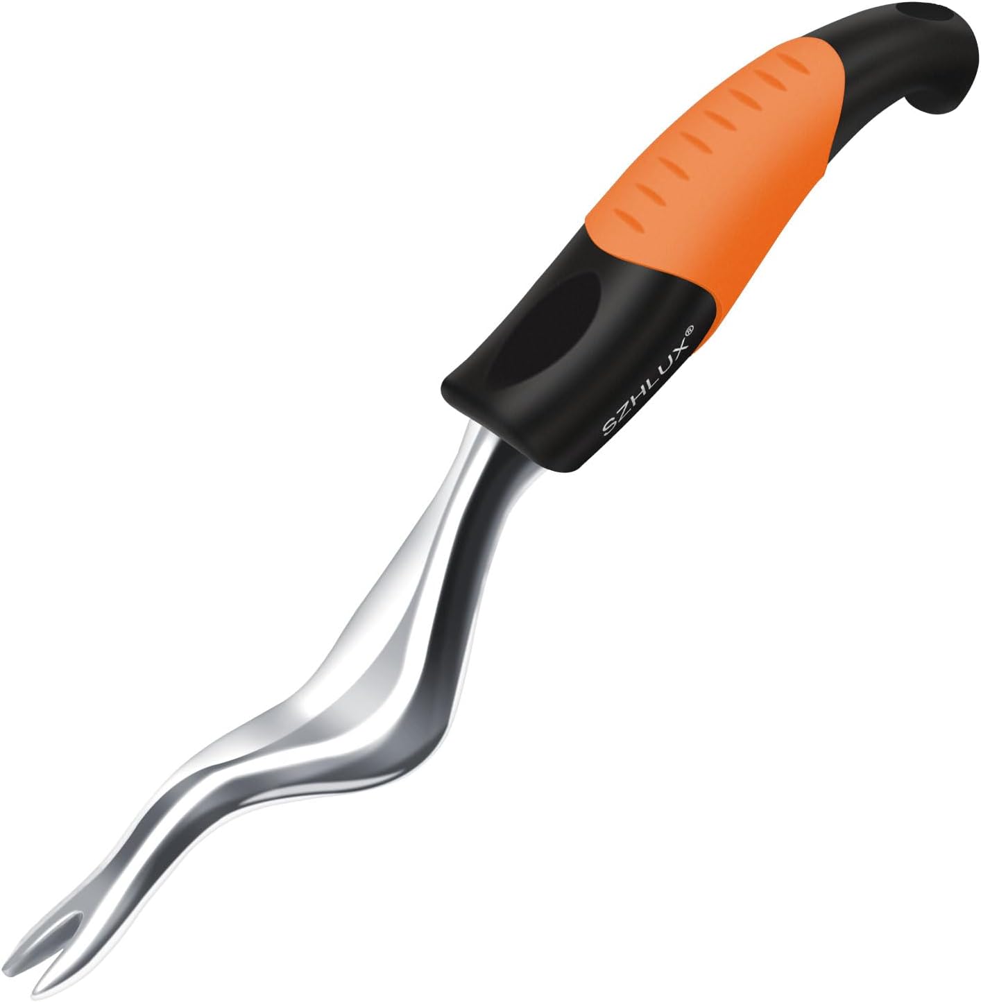 Hand Weeder Tool, Premium Weed Puller Tool for Garden, Gardening Hand Tool with Ergonomic Handle (Orange)