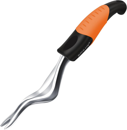 Hand Weeder Tool, Premium Weed Puller Tool for Garden, Gardening Hand Tool with Ergonomic Handle (Orange)