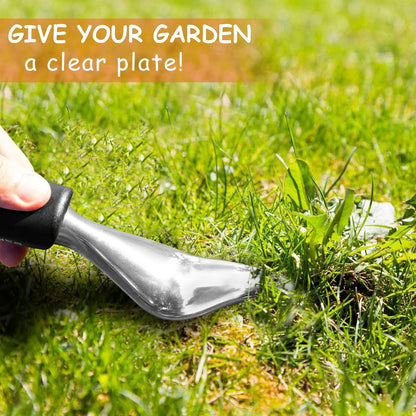 Hand Weeder Tool, Premium Weed Puller Tool for Garden, Gardening Hand Tool with Ergonomic Handle (Orange)