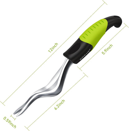 Hand Weeder Tool, Premium Weed Puller Tool for Garden, Gardening Hand Tool with Ergonomic Handle (Orange)