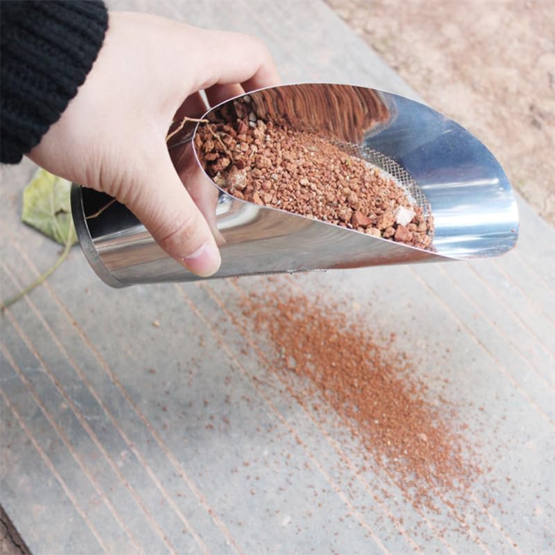 Soil Scoops Transplanting Set Portable Gardening Shovel for Precise Soil Loosening Digging and Scooping Small Hand Tools for Bonsai Succulents Cacti 6.69 X 2.95 X 1.77 in