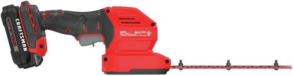 CRAFTSMAN CMCSS800C1R V20 2-in-1 Lithium-Ion Cordless 8 in. Hedge Trimmer and 4 in. Grass Shear Kit (1.5 Ah) (Renewed)