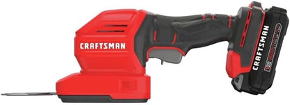 CRAFTSMAN CMCSS800C1R V20 2-in-1 Lithium-Ion Cordless 8 in. Hedge Trimmer and 4 in. Grass Shear Kit (1.5 Ah) (Renewed)