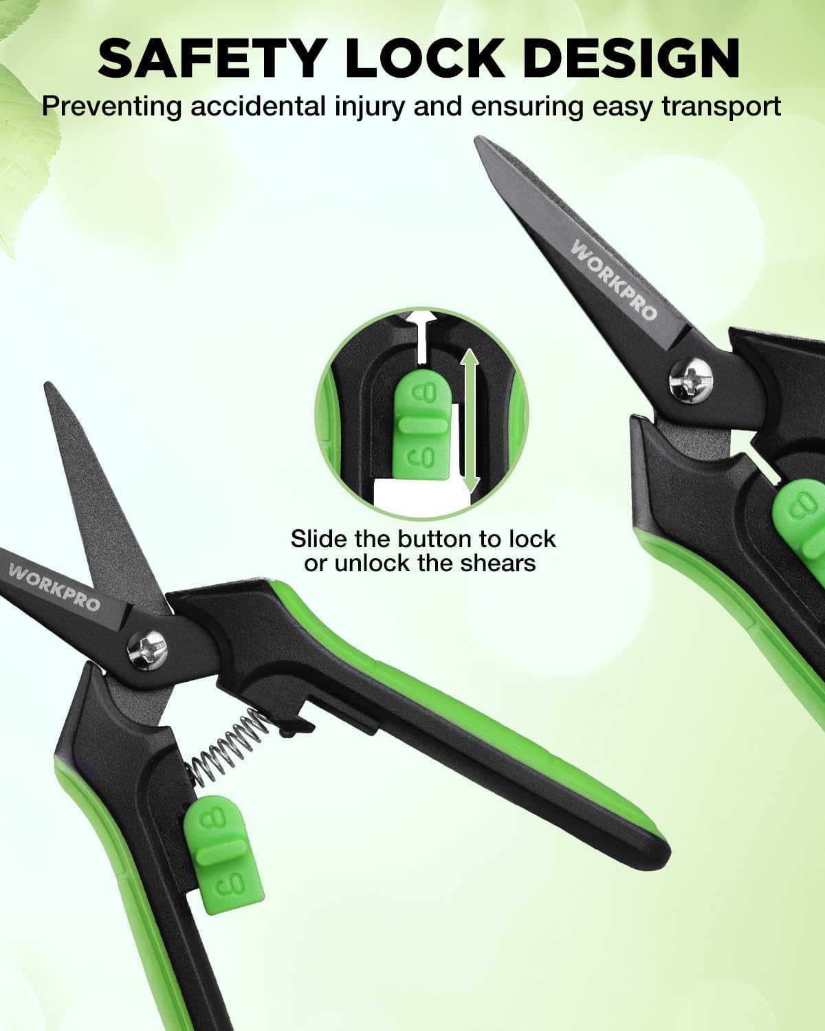 2-Pack 6-Inch Garden Pruning Shears