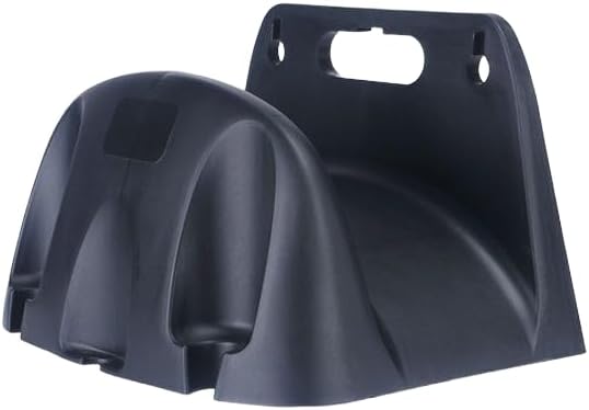 Garden Hose Reel Wall Mount Holder for Yard Organization - Premium Plastic Water Hose Holder, Small Setup for Garage, Holds 65' Feet Hose, Outside Storage with Pipe Hook Support, Under $30