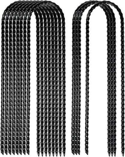 10 Inch Coated Rebar Trampoline Wind Stake Set of 12 Metal Anchors