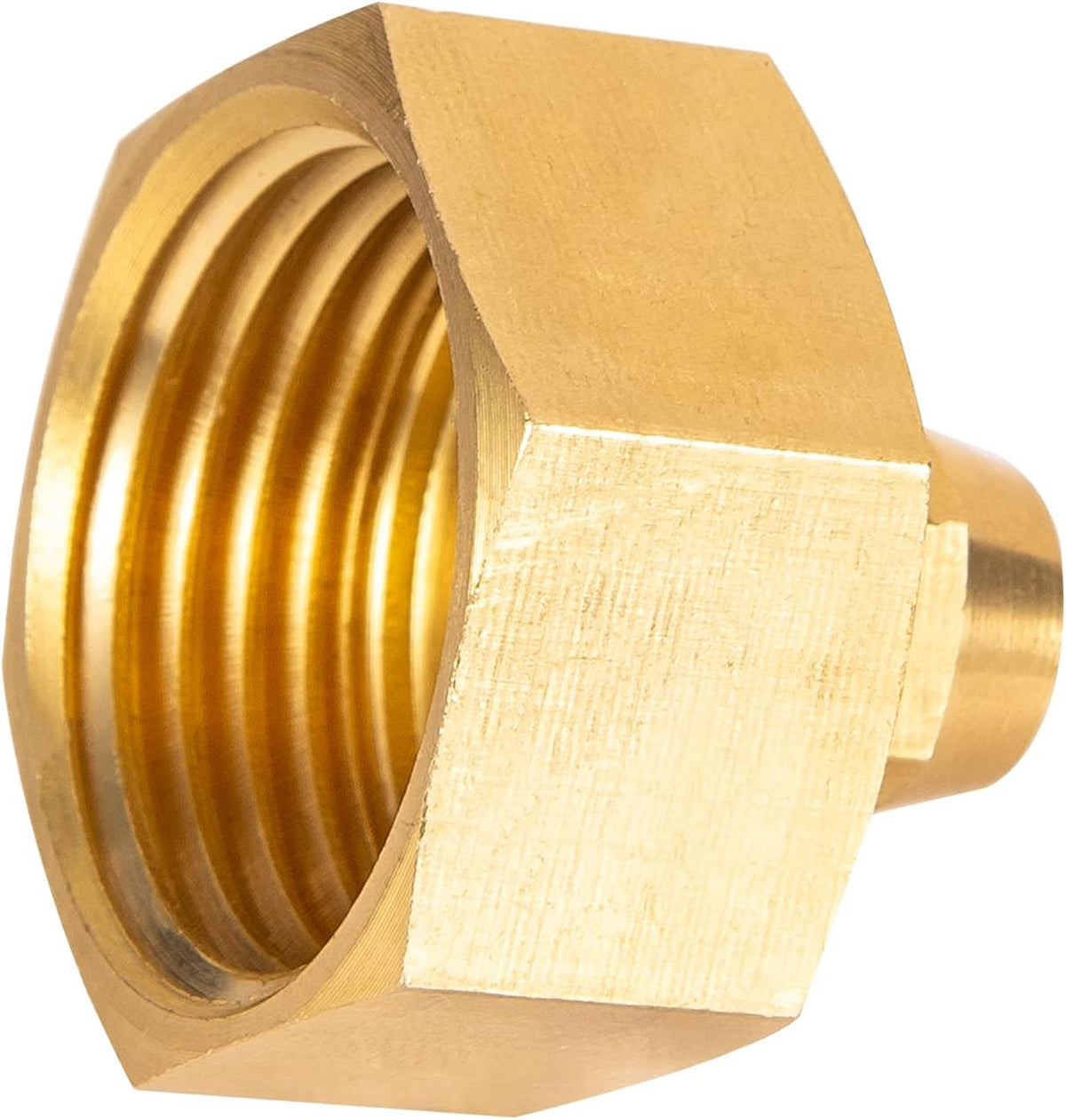 2 Pack Garden Hose Adapter, Solid Brass Standard 3/4" Female Thread to 1/4" Dual Tube Adapter for Water Hose,Convert 3/4" Garden Hose to 1/4" Tube