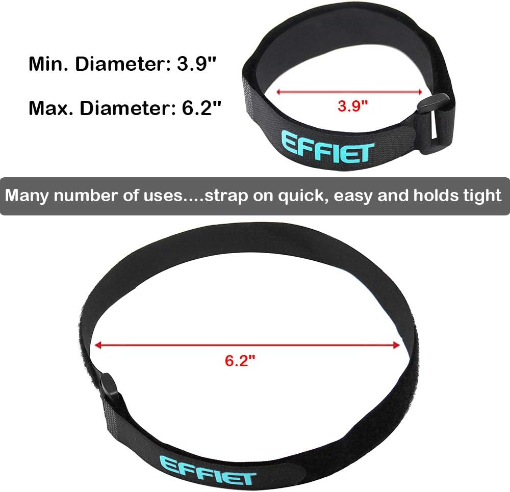12 Packs Fastening Cord Wrap 1 x 24 Inches Hook and Loop Cinch Straps, Adjustable Adhesive Extension Hose Storage Strap, Securing Bike Sleeping Bag for Yoga Mat