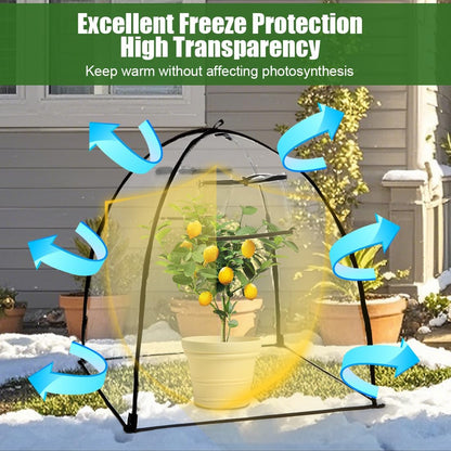 Plant Covers Freeze Protection, 2-Pack Frost Blanket for Trees Shrubs
