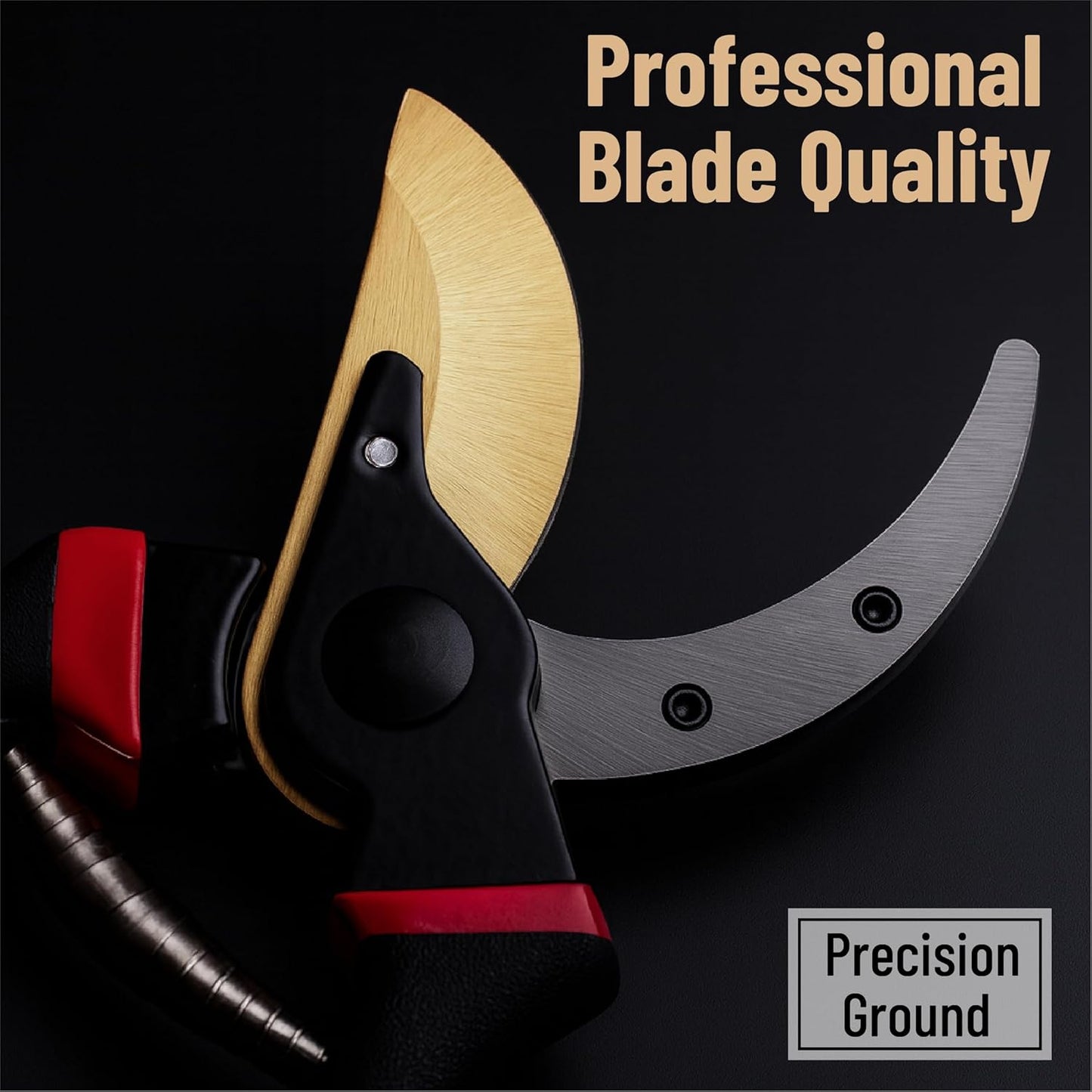 Pruning Shears, Garden Shears, 8" Professional, Titanium Blade