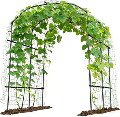 Tall Garden Arch Trellis for Climbing Plant, 87" H Metal Trellis Archway