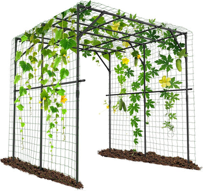 Tall Garden Arch Trellis for Climbing Plant, 87" H Metal Trellis Archway