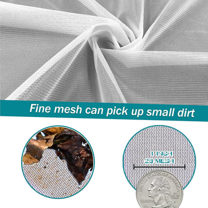 Pool Skimmer Leaf Rake Net, Fine Mesh Deep Nylon Bag (Not Pole)