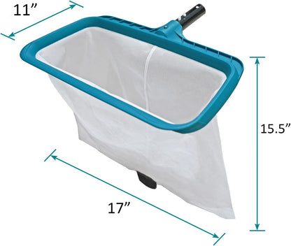 Pool Skimmer Leaf Rake Net, Fine Mesh Deep Nylon Bag (Not Pole)