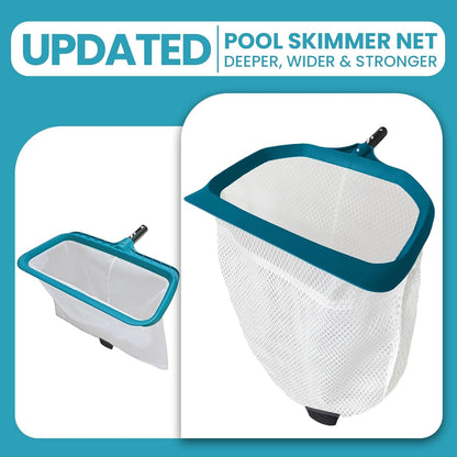 Pool Skimmer Leaf Rake Net, Fine Mesh Deep Nylon Bag (Not Pole)