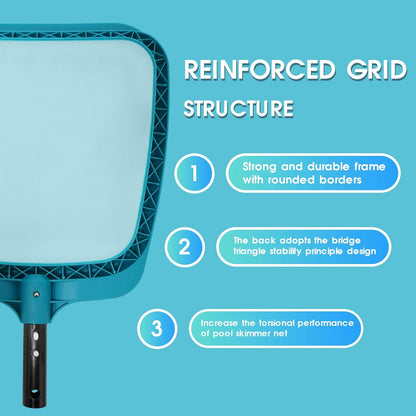 Pool Skimmer Leaf Rake Net, Fine Mesh Deep Nylon Bag (Not Pole)