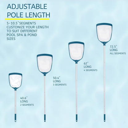 Pool Skimmer Leaf Rake Net, Fine Mesh Deep Nylon Bag (Not Pole)