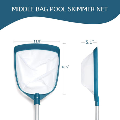 Pool Skimmer Leaf Rake Net, Fine Mesh Deep Nylon Bag (Not Pole)