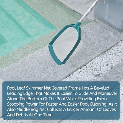 Pool Skimmer Leaf Rake Net, Fine Mesh Deep Nylon Bag (Not Pole)