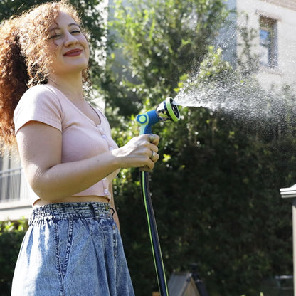 Leader Short Garden Hose 3/4 in. x 10 ft. - Heavy Duty Lightweight PVC Water Hose - Flexible, No Kink, Leakproof, Male to Female Fittings - 200PSI Work & 500PSI Burst, for Lawn & Commercial Use
