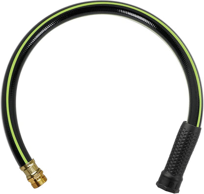 Leader Short Garden Hose 3/4 in. x 10 ft. - Heavy Duty Lightweight PVC Water Hose - Flexible, No Kink, Leakproof, Male to Female Fittings - 200PSI Work & 500PSI Burst, for Lawn & Commercial Use