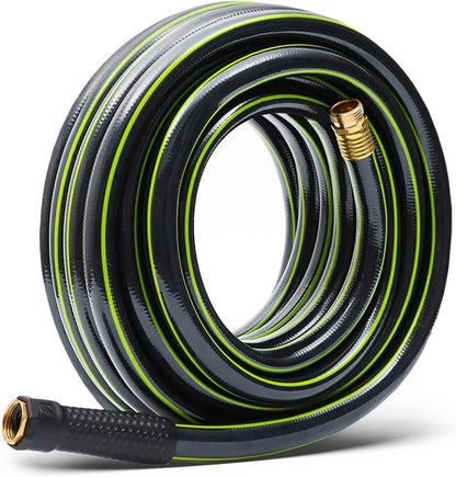 Leader Short Garden Hose 3/4 in. x 10 ft. - Heavy Duty Lightweight PVC Water Hose - Flexible, No Kink, Leakproof, Male to Female Fittings - 200PSI Work & 500PSI Burst, for Lawn & Commercial Use