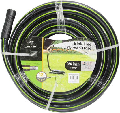 Leader Short Garden Hose 3/4 in. x 10 ft. - Heavy Duty Lightweight PVC Water Hose - Flexible, No Kink, Leakproof, Male to Female Fittings - 200PSI Work & 500PSI Burst, for Lawn & Commercial Use