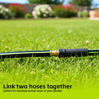 Leader Short Garden Hose 3/4 in. x 10 ft. - Heavy Duty Lightweight PVC Water Hose - Flexible, No Kink, Leakproof, Male to Female Fittings - 200PSI Work & 500PSI Burst, for Lawn & Commercial Use