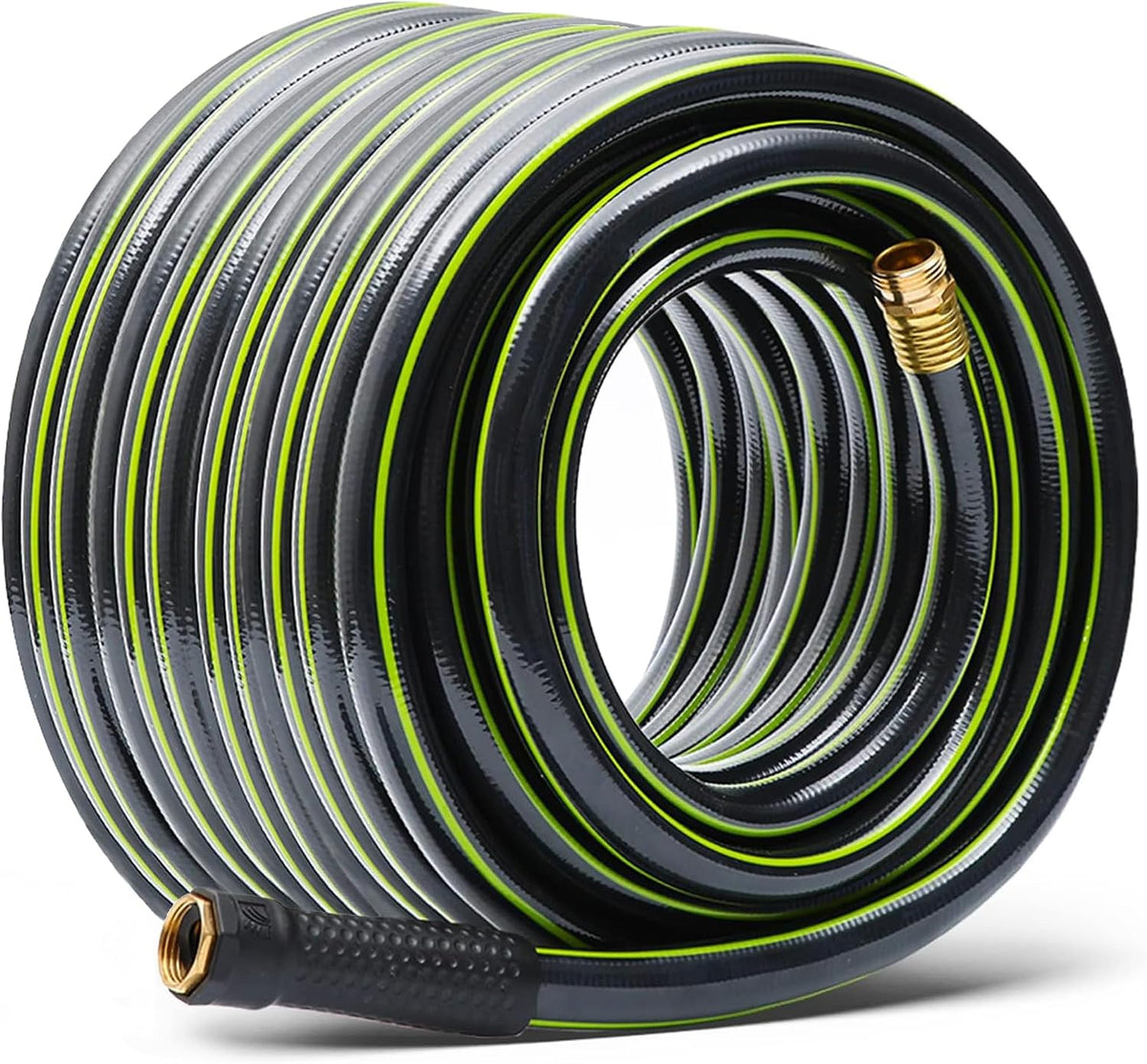 Leader Short Garden Hose 3/4 in. x 10 ft. - Heavy Duty Lightweight PVC Water Hose - Flexible, No Kink, Leakproof, Male to Female Fittings - 200PSI Work & 500PSI Burst, for Lawn & Commercial Use