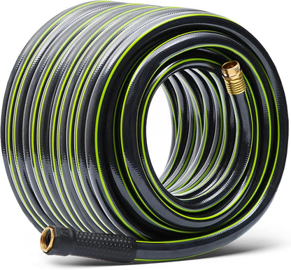 Leader Short Garden Hose 3/4 in. x 10 ft. - Heavy Duty Lightweight PVC Water Hose - Flexible, No Kink, Leakproof, Male to Female Fittings - 200PSI Work & 500PSI Burst, for Lawn & Commercial Use