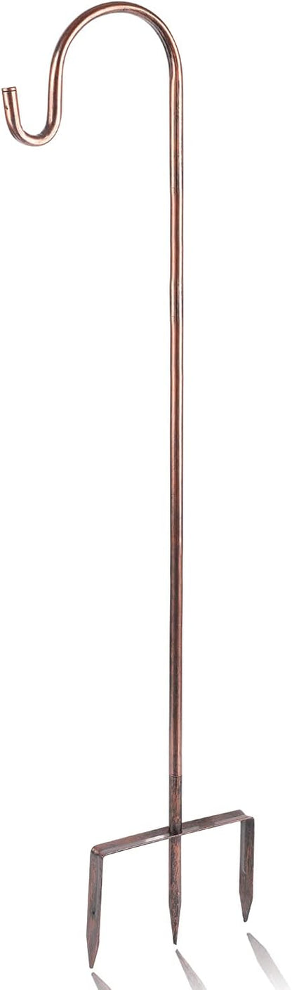 Shepherd Hook, Black, 32 Inch, Adjustable Height, 1/2" Thick