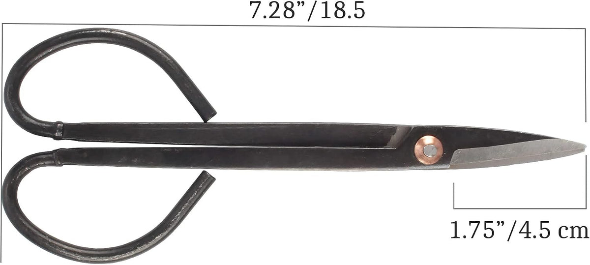 7.2" Black Bonsai Trimming Shear - 1 Piece