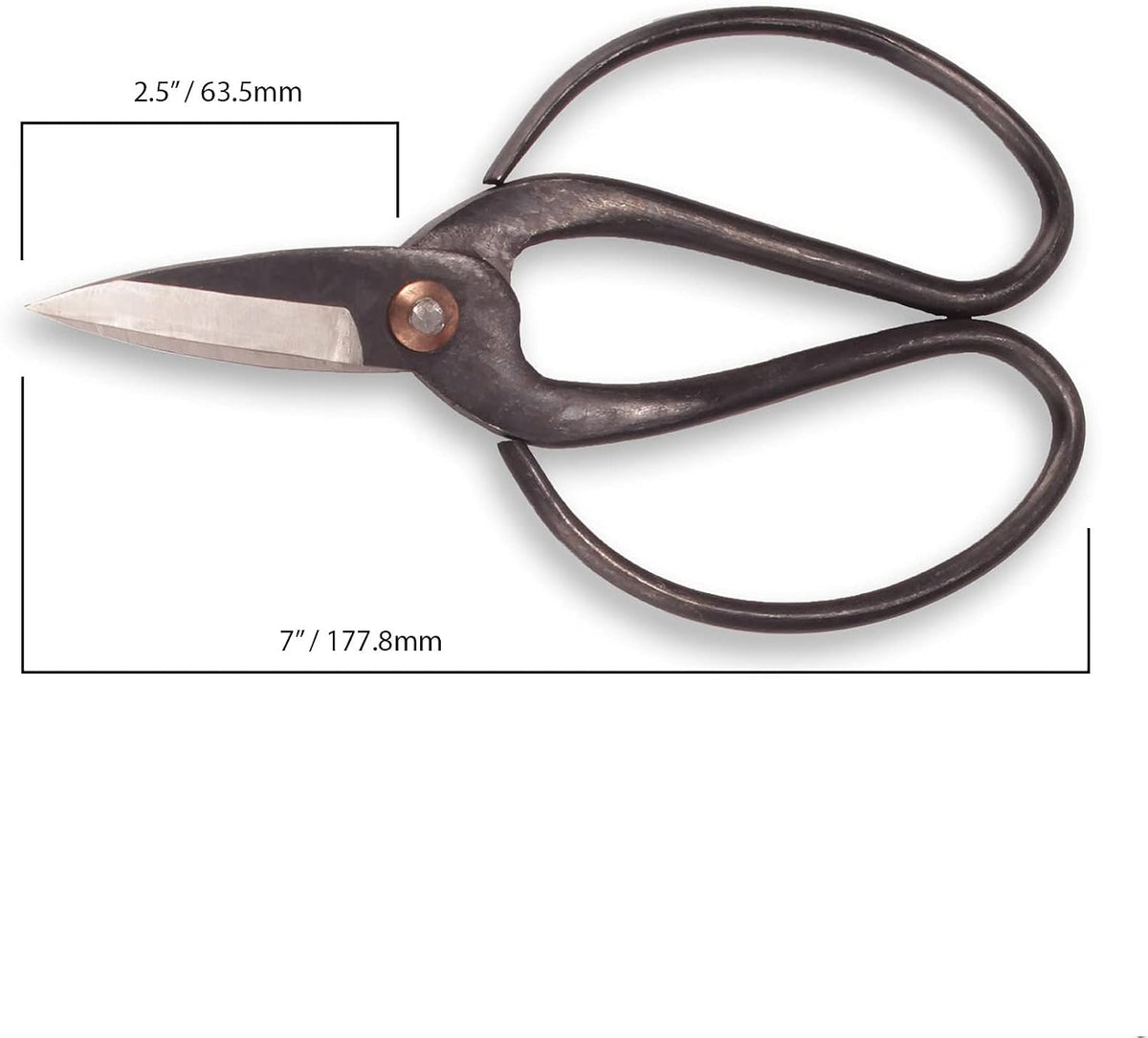 7.2" Black Bonsai Trimming Shear - 1 Piece