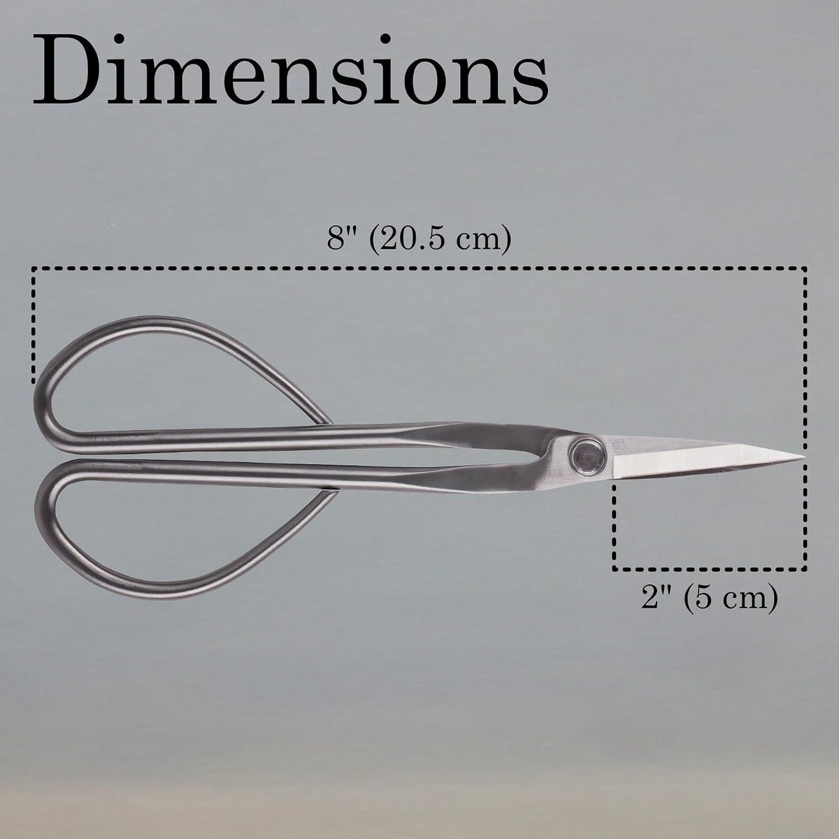 7.2" Black Bonsai Trimming Shear - 1 Piece