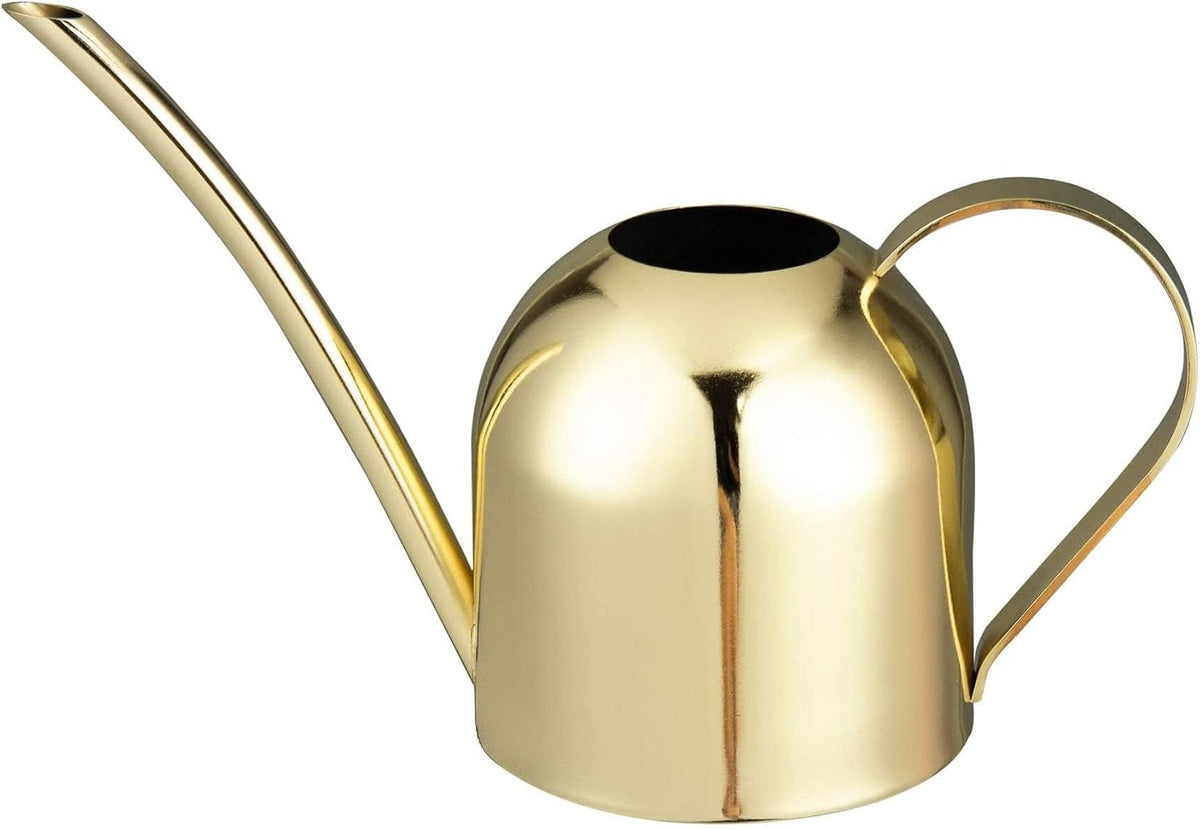 30oz Indoor Plant Watering Can Stainless Steel Long Spout, Rose Gold