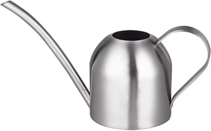 30oz Indoor Plant Watering Can Stainless Steel Long Spout, Rose Gold