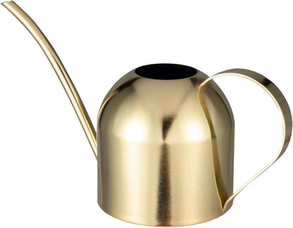 30oz Indoor Plant Watering Can Stainless Steel Long Spout, Rose Gold