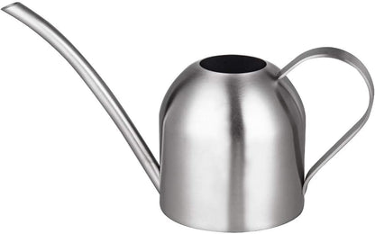 30oz Indoor Plant Watering Can Stainless Steel Long Spout, Rose Gold