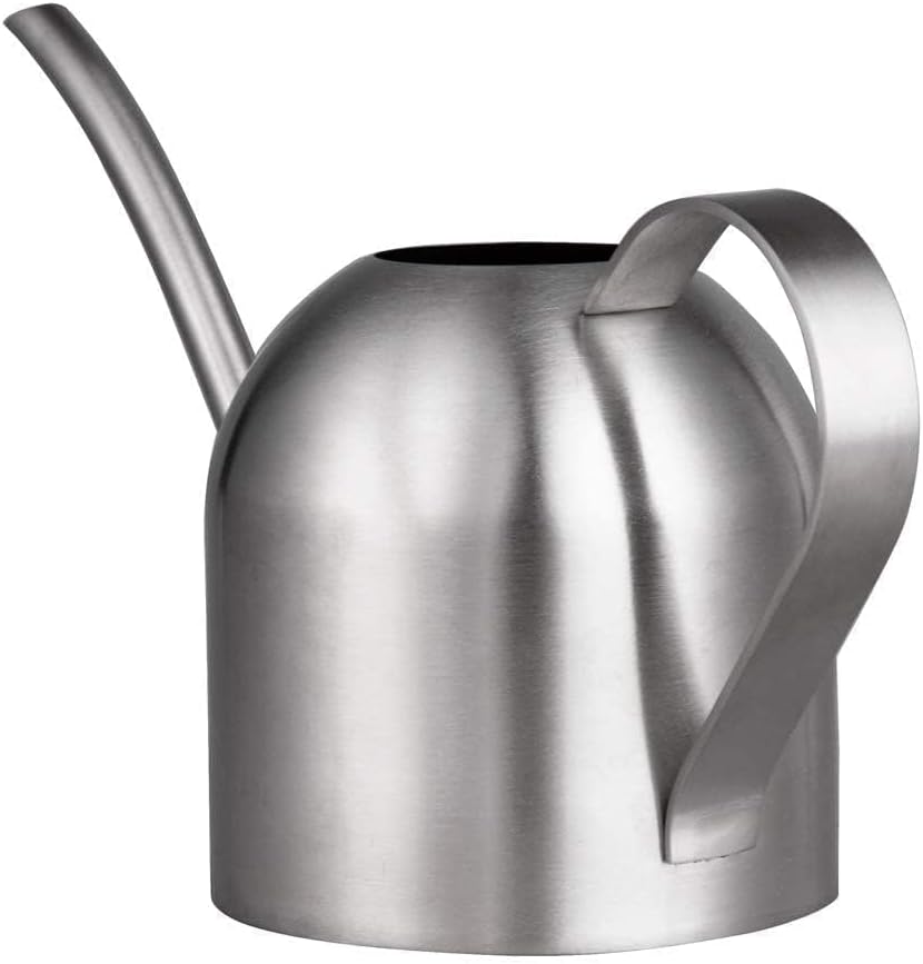30oz Indoor Plant Watering Can Stainless Steel Long Spout, Rose Gold