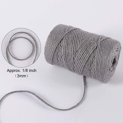 328ft 3mm Jute Garden Twine Green Heavy Duty for Plants