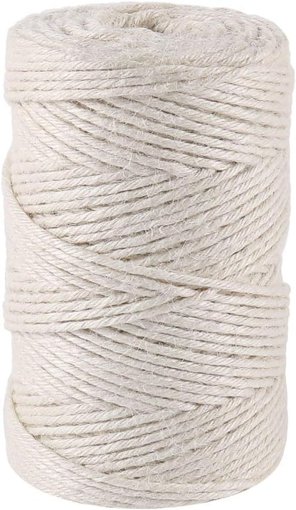 328ft 3mm Jute Garden Twine Green Heavy Duty for Plants
