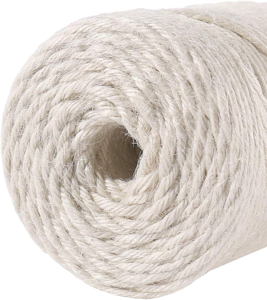 328ft 3mm Jute Garden Twine Green Heavy Duty for Plants