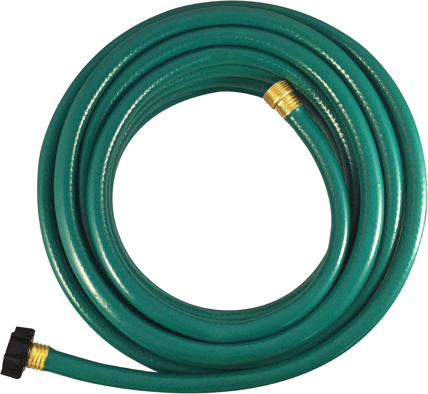 1/2" x 75ft Light Duty Garden Hose – Lightweight, Flexible, Kink-Resistant, Durable Vinyl, Leak-Proof Couplings, Weather-Resistant Water Hose for Lawn, Garden, and Outdoor Use